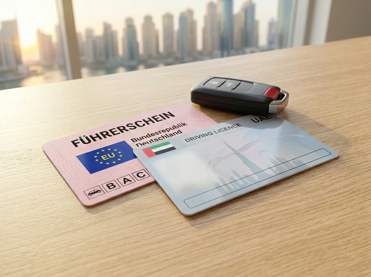 Converting a German Driving Licence in Dubai