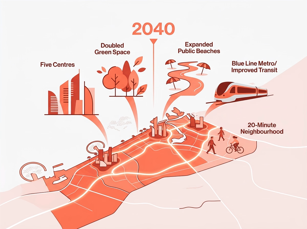 Dubai 2040 Urban Master Plan: Die Zukunftsvision
