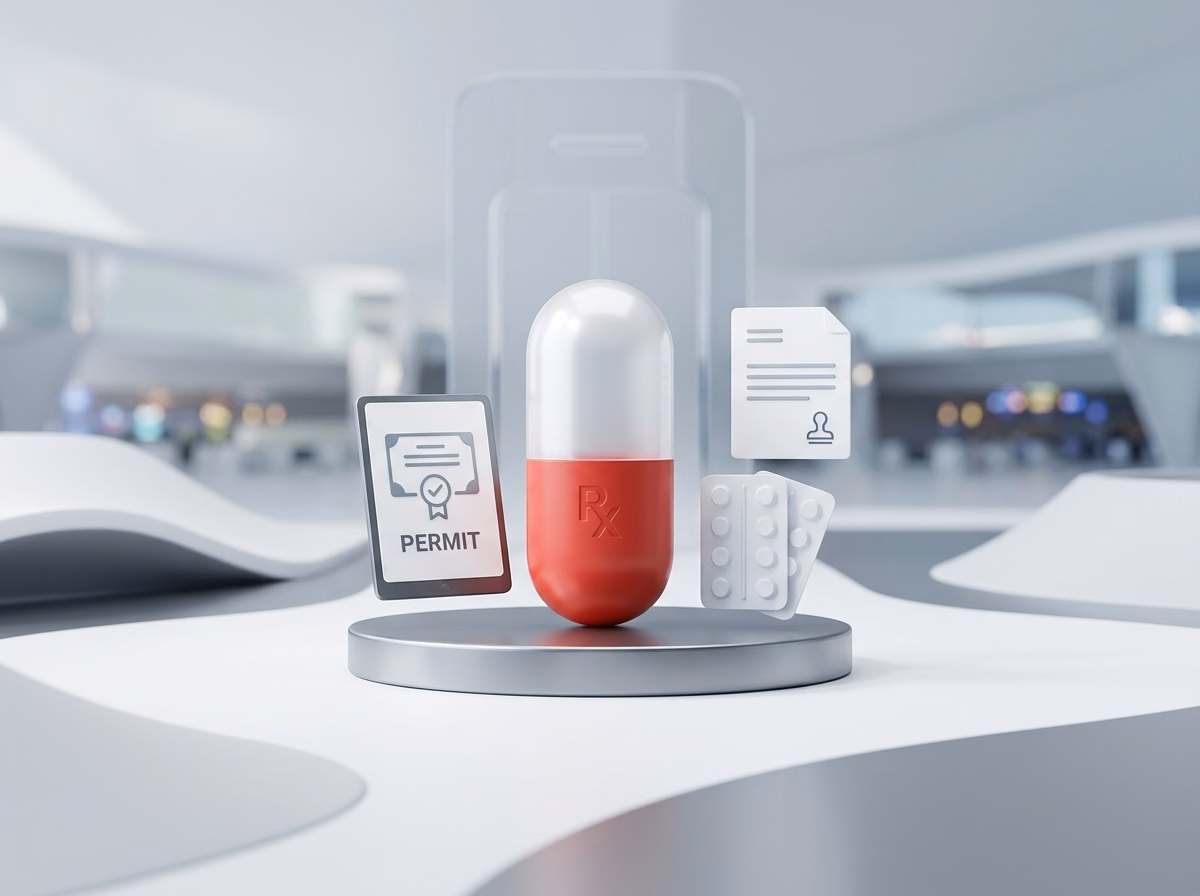 Rezeptpflichtige Medikamente Dubai: ADHS, Antidepressiva, Schlafmittel mit Permit einführen (2026)