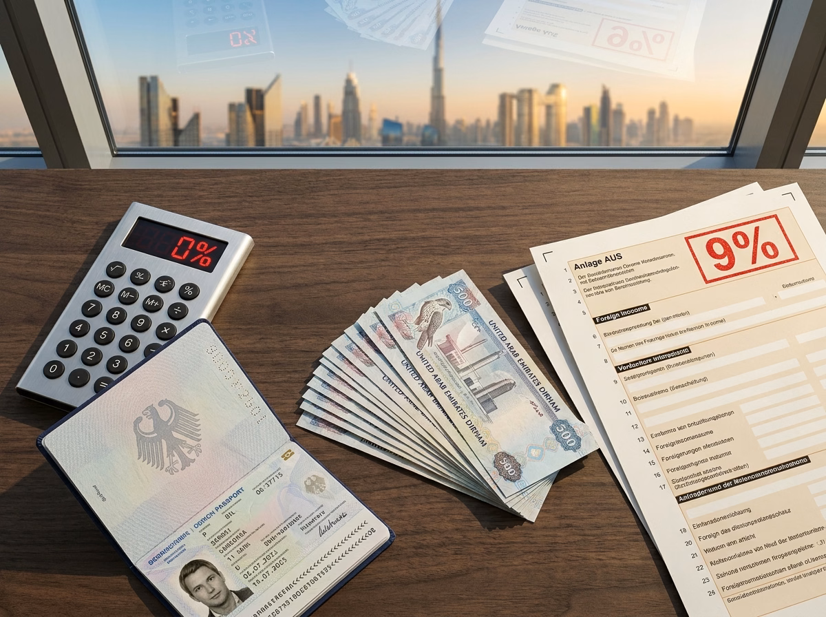 Taxes in Dubai: Everything Germans Need to Know in 2026 (the Myth-Buster Guide)