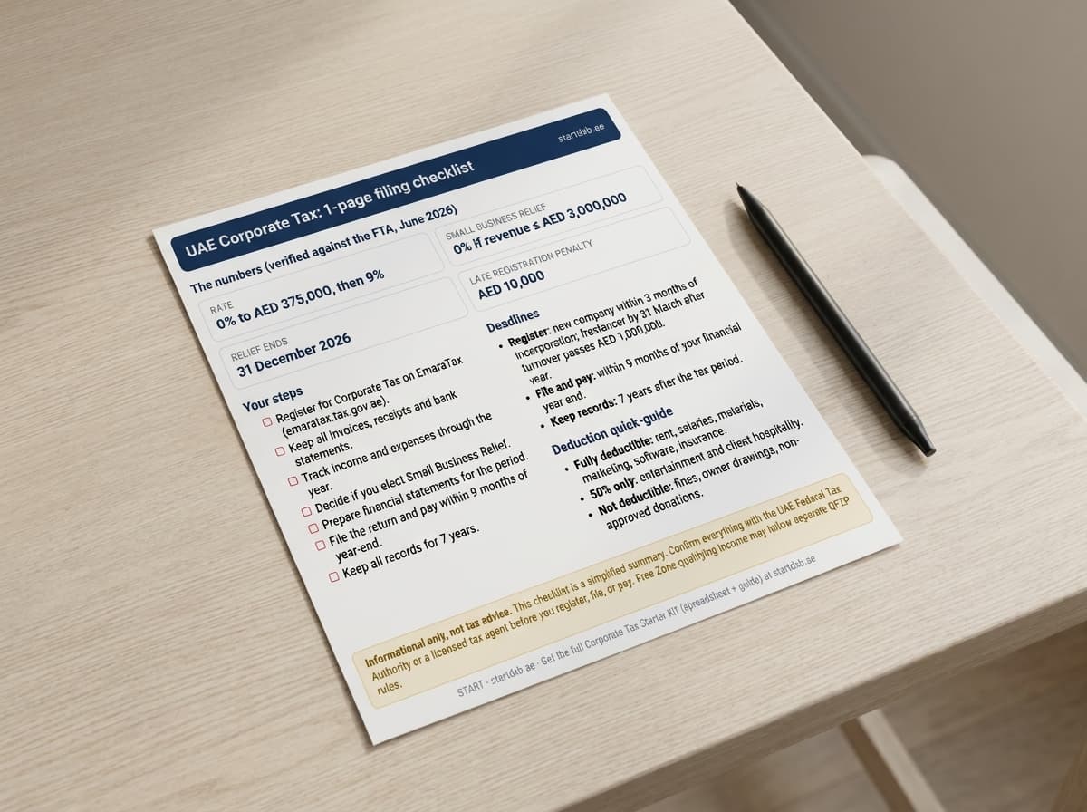 The checklist: A printable one-page checklist so you never miss a step